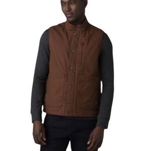 NWT Prana Men’s Trembly Vest Jacket Size MEDIUM Primaloft in Stout